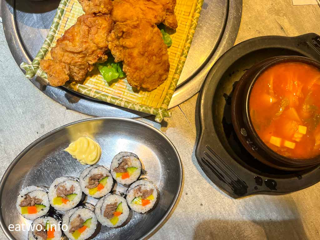 鑽石山韓式燒肉店午市抵食套餐 炸雞配獨特酸甜醬汁